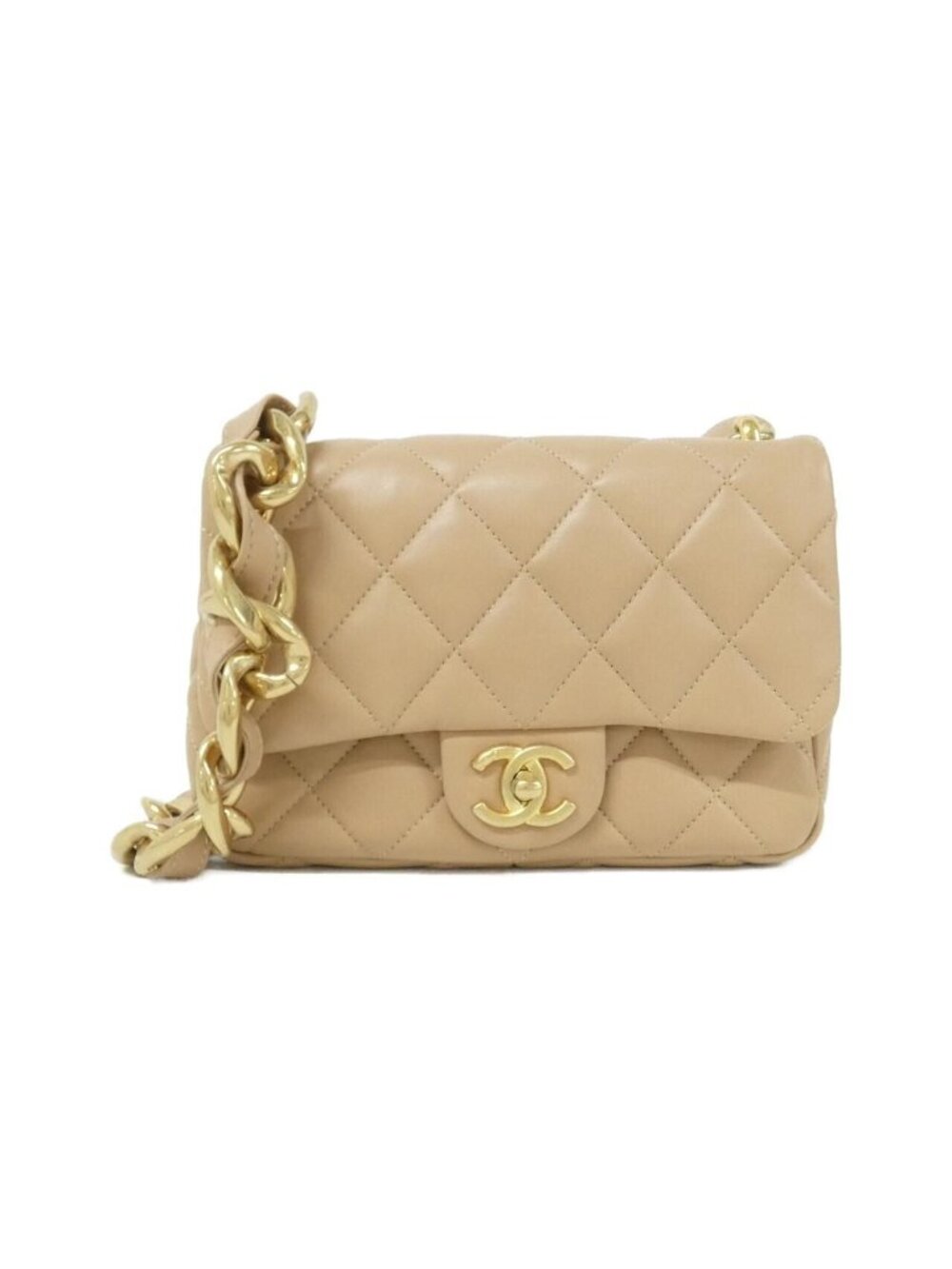 Chanel Shoulder Bag Beige
